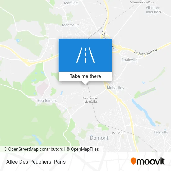 Allée Des Peupliers map