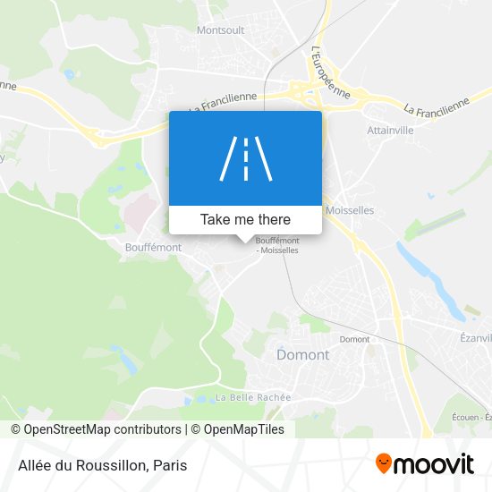 Allée du Roussillon map