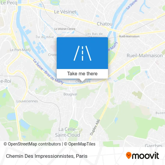Chemin Des Impressionnistes map