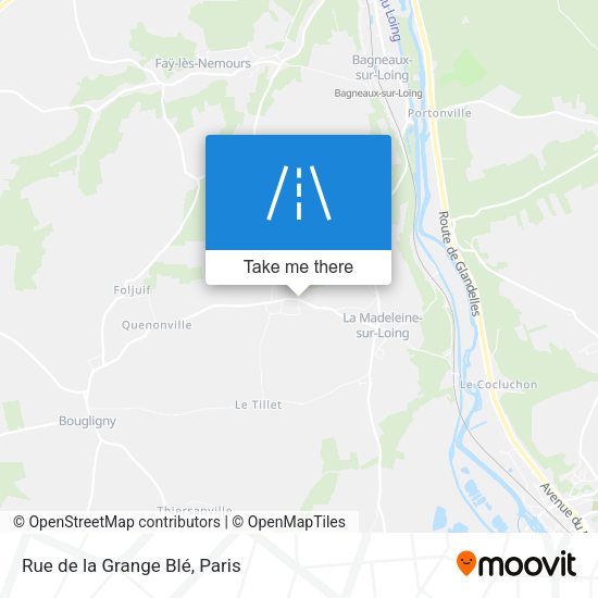 Rue de la Grange Blé map