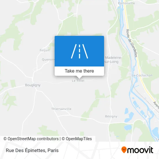 Rue Des Épinettes map