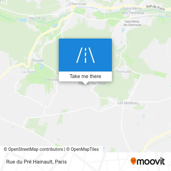 Rue du Pré Hainault map
