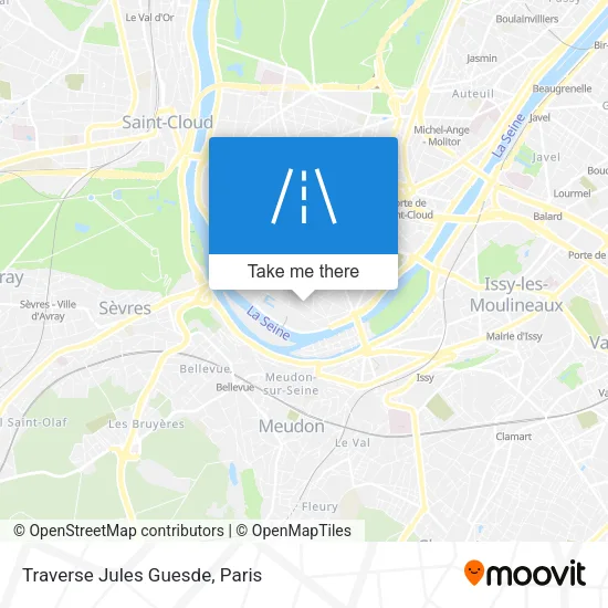 Traverse Jules Guesde map
