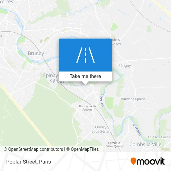 Rue Des Peupliers map