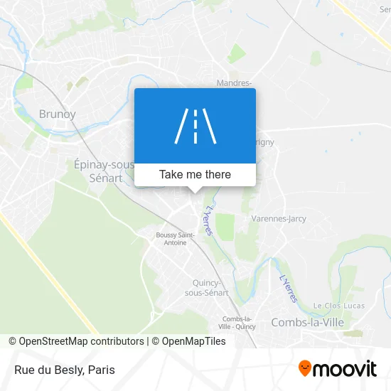 Rue du Besly map
