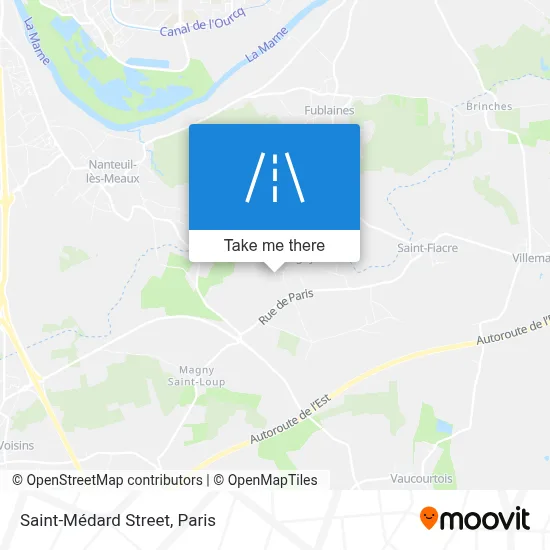 Rue Saint-Médard map