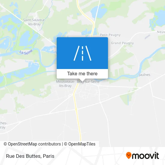 Rue Des Buttes map