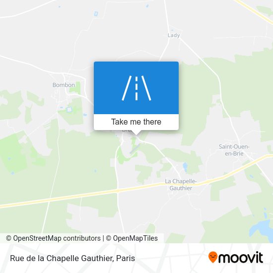 Rue de la Chapelle Gauthier map