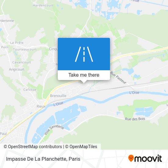 Impasse De La Planchette map