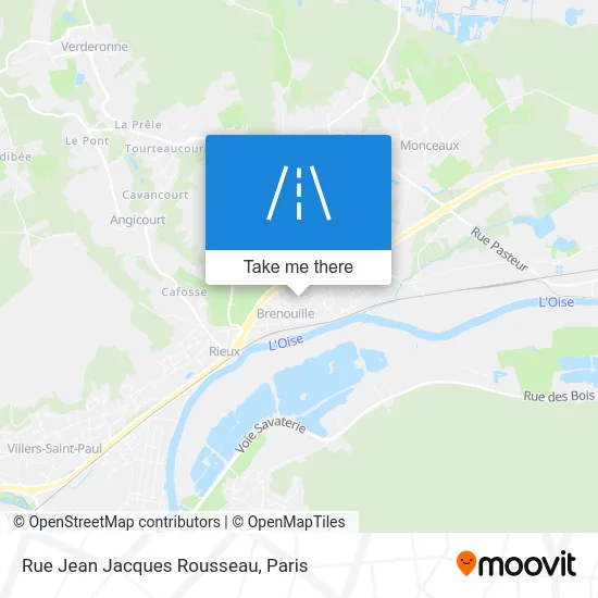 Rue Jean Jacques Rousseau map
