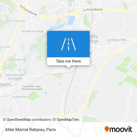 Allée Marcel Rabjeau map