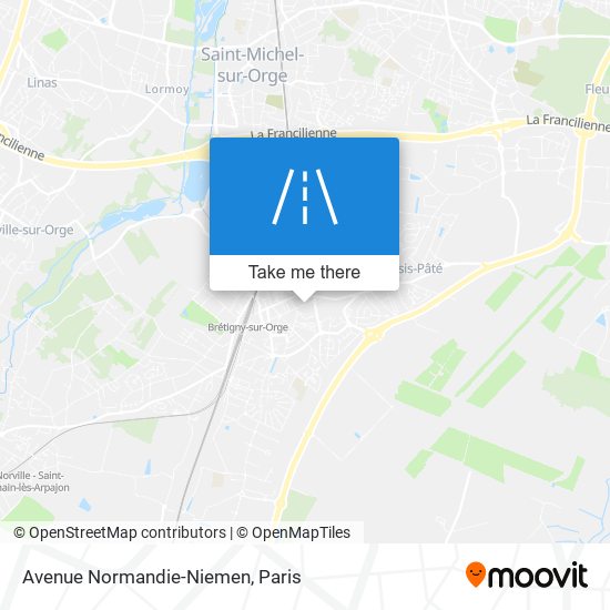 Avenue Normandie-Niemen map