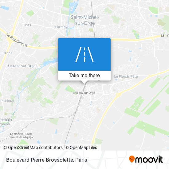 Mapa Boulevard Pierre Brossolette