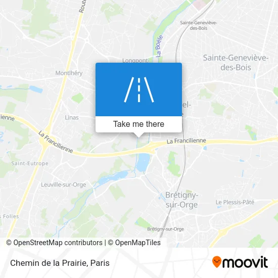 Chemin de la Prairie map