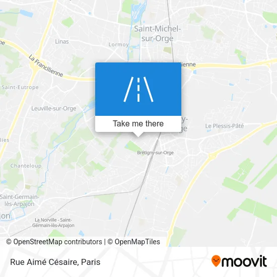 Rue Aimé Césaire map