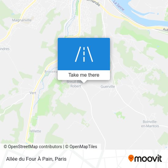 Allée du Four À Pain map
