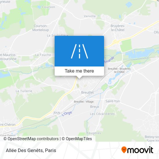 Allée Des Genêts map