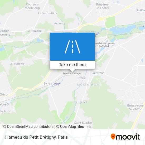 Hameau du Petit Brétigny map