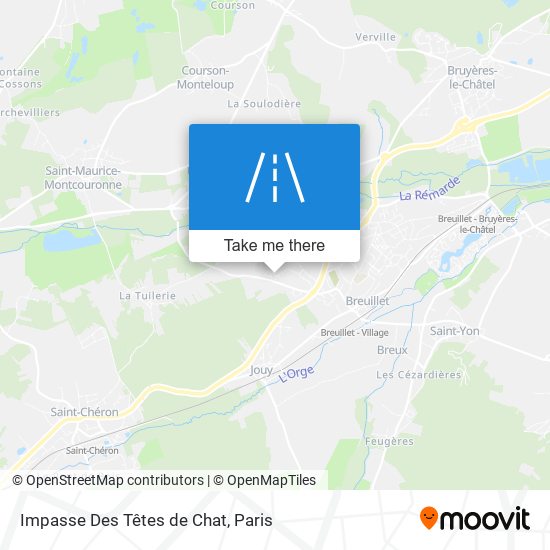 Mapa Impasse Des Têtes de Chat