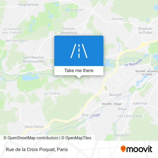 Rue de la Croix Poquet map