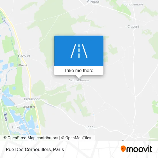 Rue Des Cornouillers map