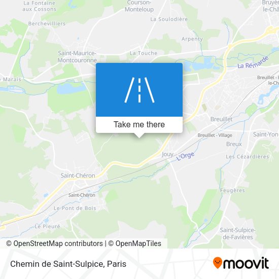 Chemin de Saint-Sulpice map