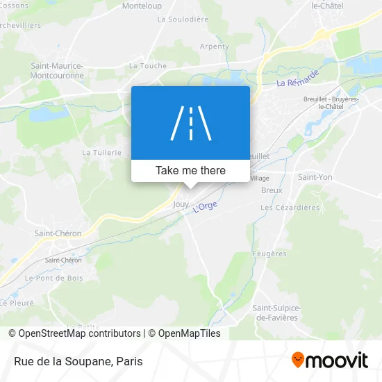 Rue de la Soupane map