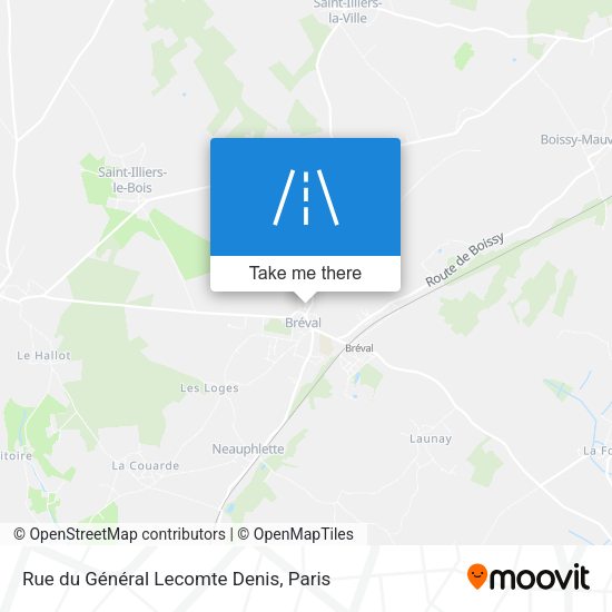 Rue du Général Lecomte Denis map