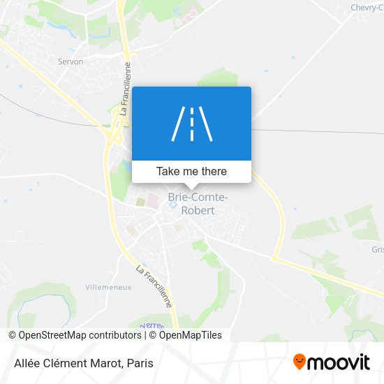 Allée Clément Marot map