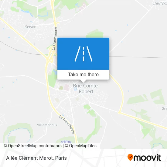Allée Clément Marot map