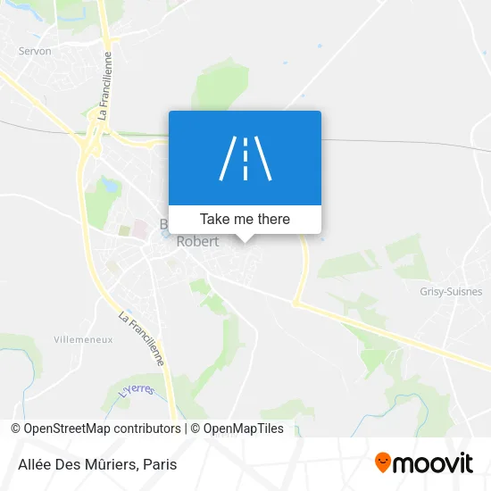 Allée Des Mûriers map