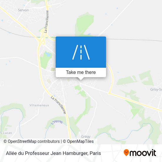 Allée du Professeur Jean Hamburger map