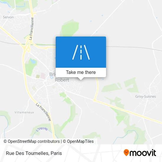 Rue Des Toumelles map