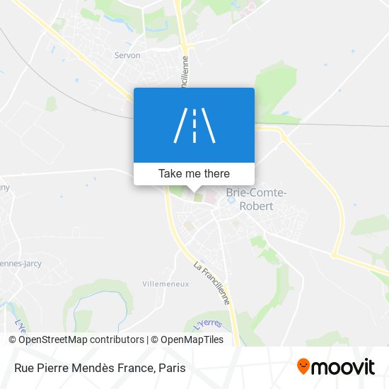 Mapa Rue Pierre Mendès France