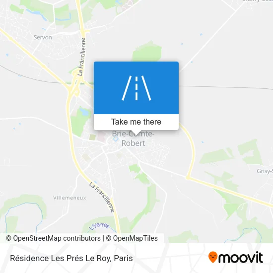 Résidence Les Prés Le Roy map