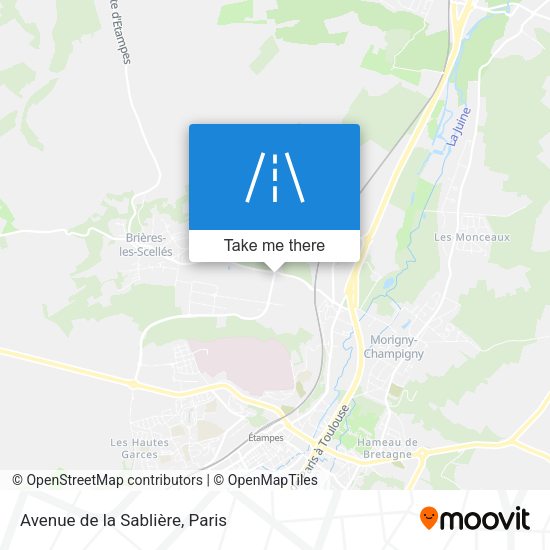 Avenue de la Sablière map