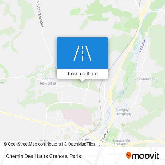 Chemin Des Hauts Grenots map