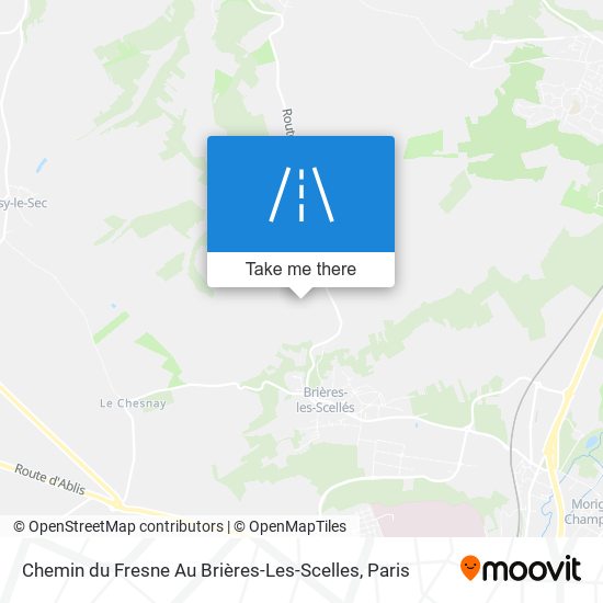 Chemin Du Fresne Au Brières-Les-Scelles map