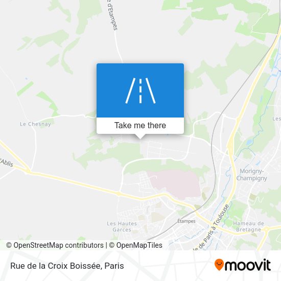 Rue de la Croix Boissée map