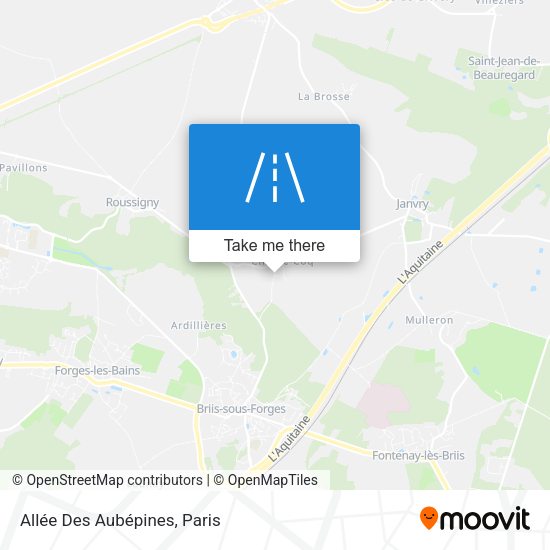 Allée Des Aubépines map
