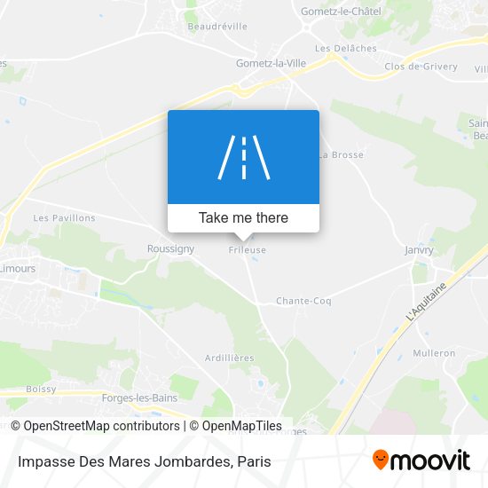 Impasse Des Mares Jombardes map