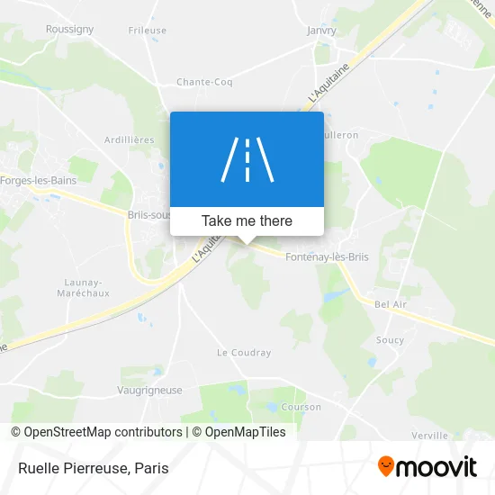 Ruelle Pierreuse map