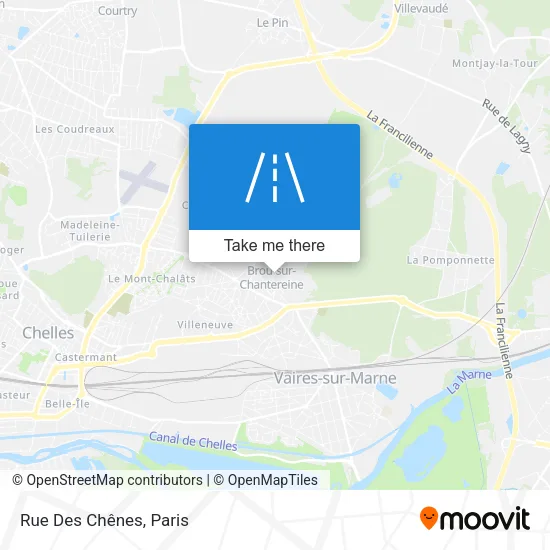 Rue Des Chênes map