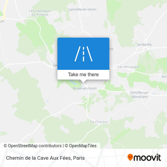 Chemin de la Cave Aux Fées map