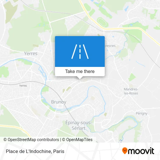 Place de L'Indochine map