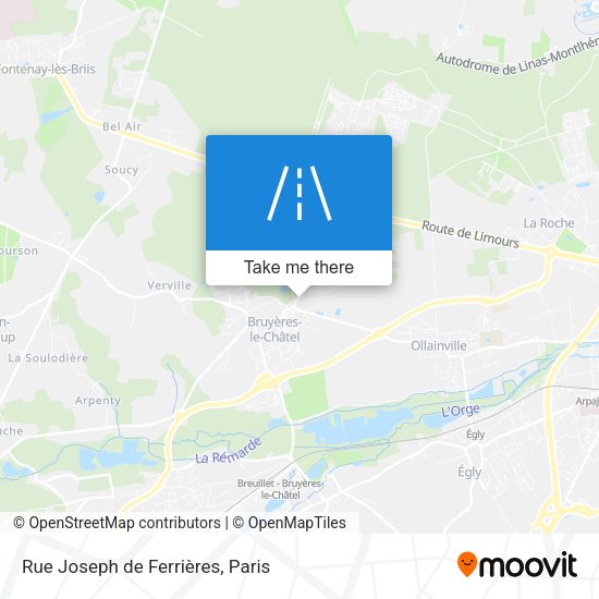 Rue Joseph de Ferrières map
