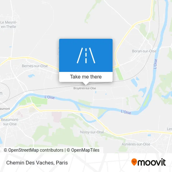 Chemin Des Vaches map