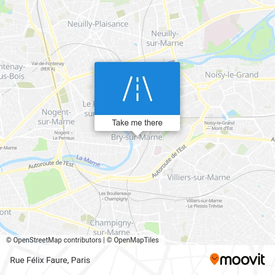 Rue Félix Faure map