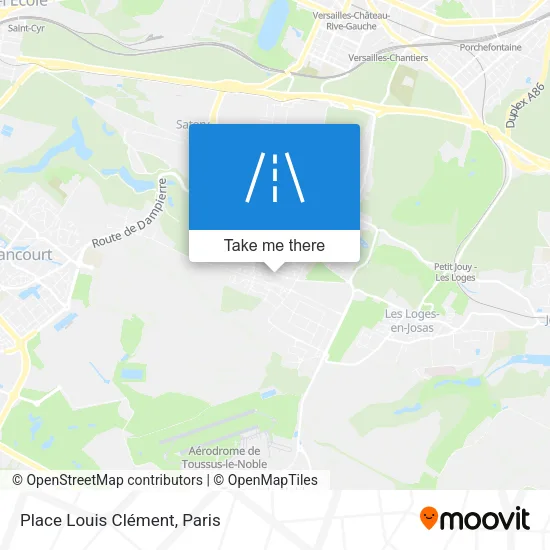 Place Louis Clément map