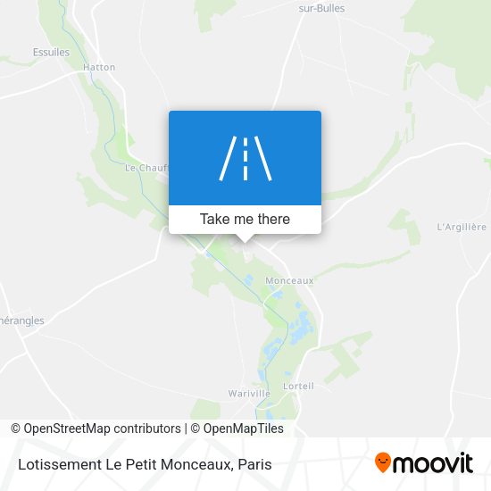 Lotissement Le Petit Monceaux map